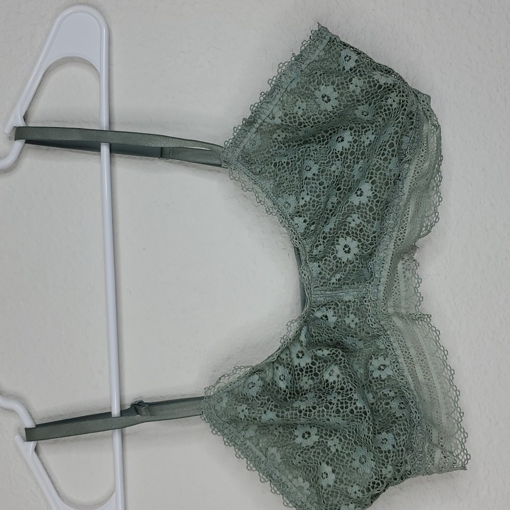 Lace Bralette in Sage Green